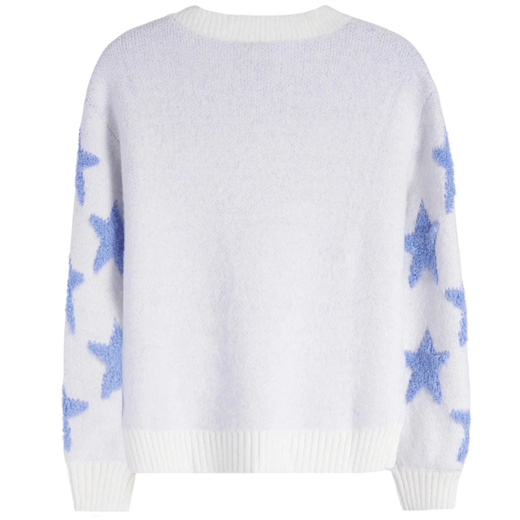 Two-Tone Star Sweater