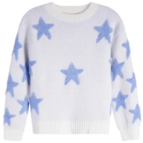 Two-Tone Star Sweater