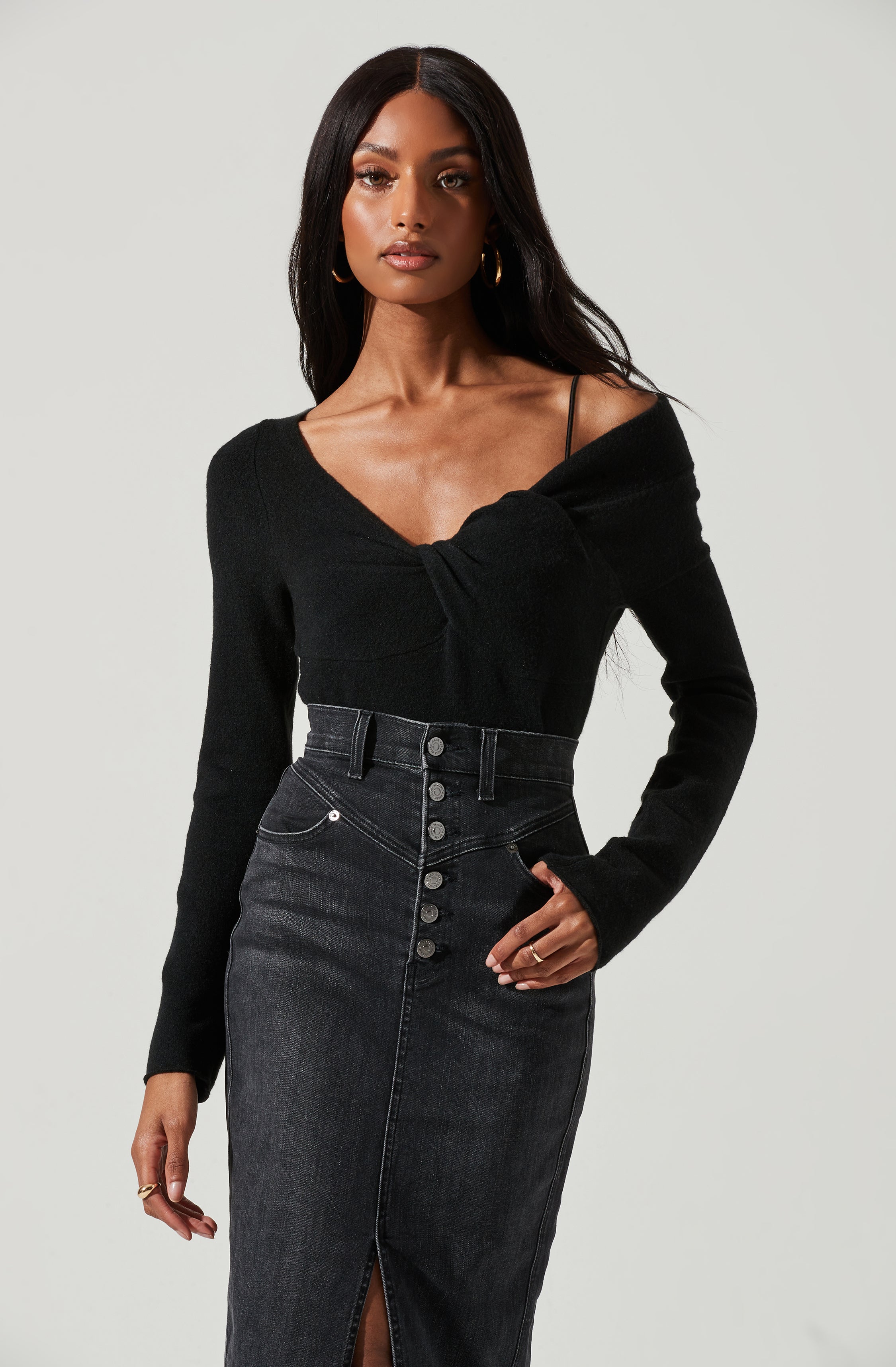 Addison Sweater - Twist Front - Shop Now