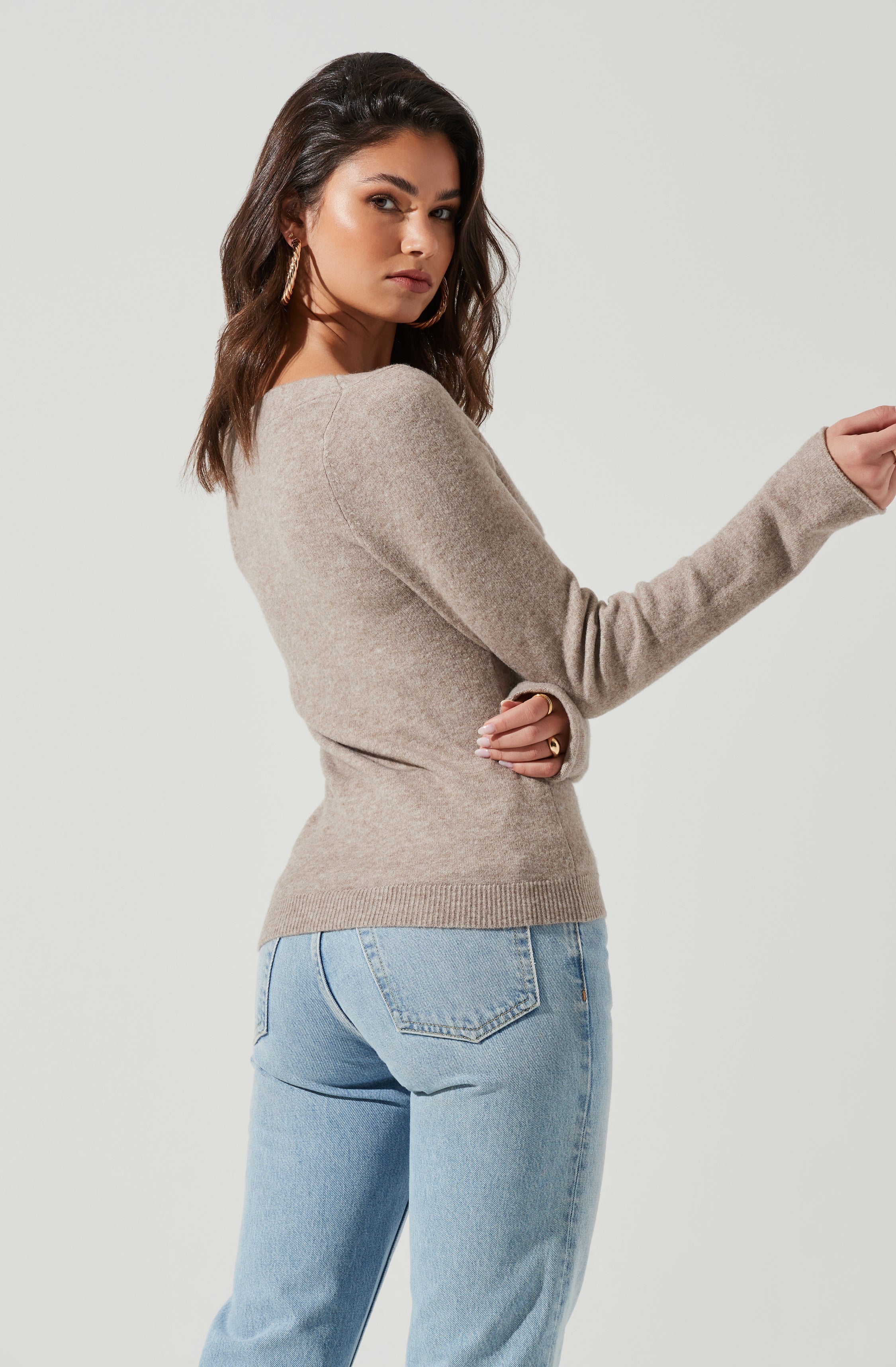 Addison Sweater - Twist Front - Shop Now