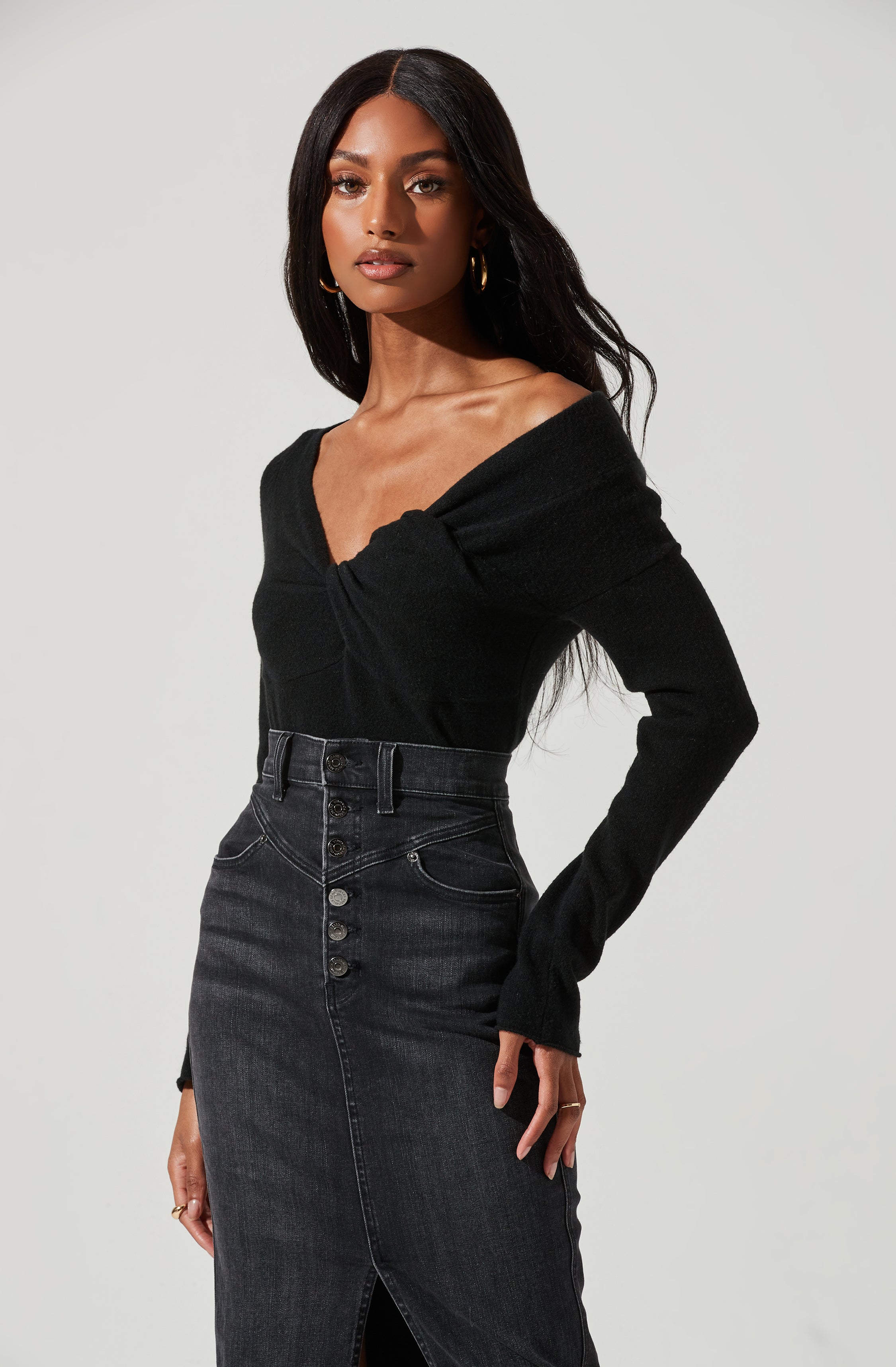 Addison Sweater - Twist Front - Shop Now