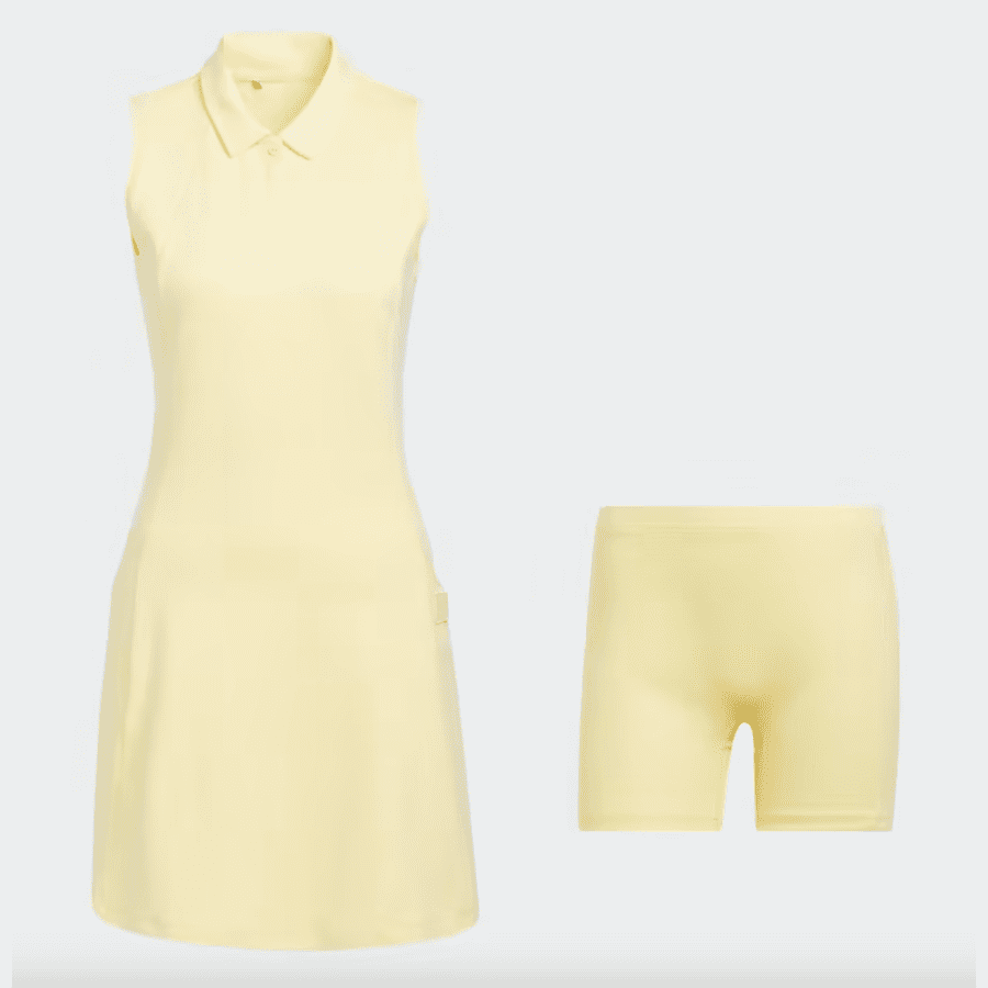 Adidas Golf Dress - Yellow Sleeveless | Price, Reviews, and More