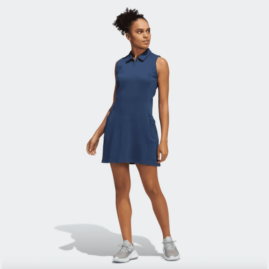 Adidas Sleeveless Golf Dress - Navy