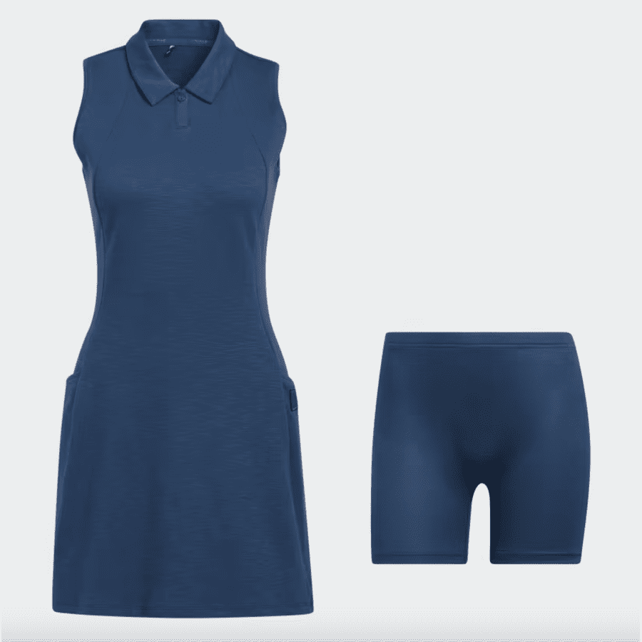 Adidas Sleeveless Golf Dress - Navy