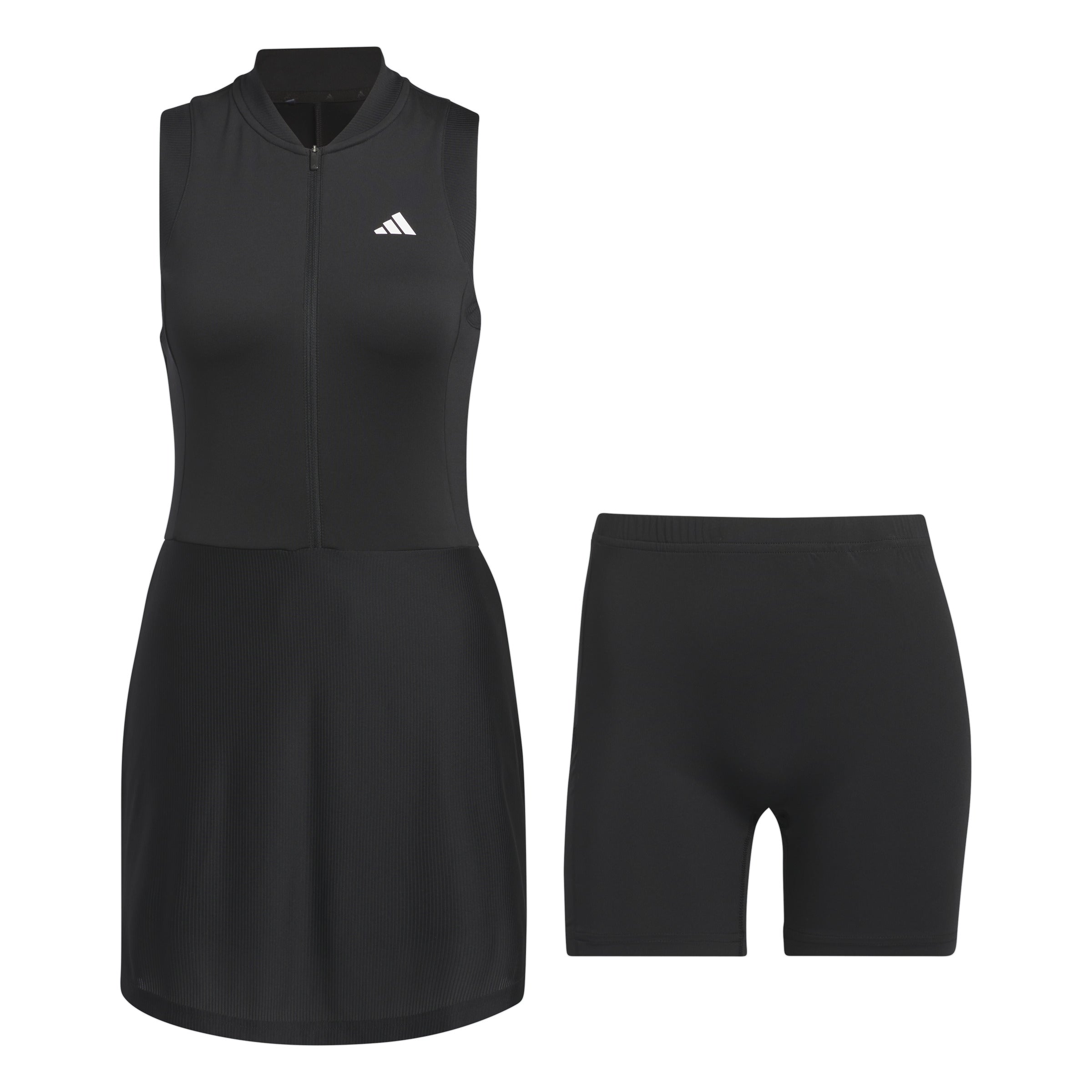 adidas Ultimate365 Sleeveless Golf Dress for Women in Black SS24