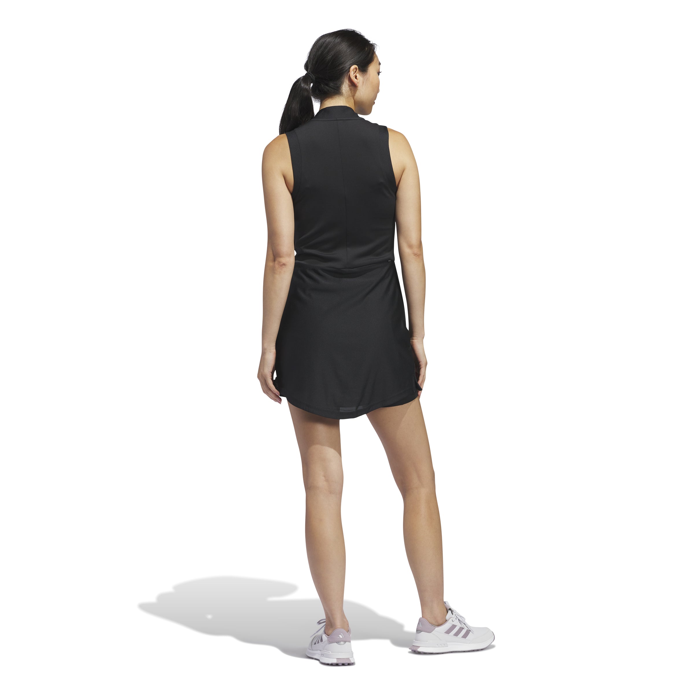 adidas Ultimate365 Sleeveless Golf Dress for Women in Black SS24