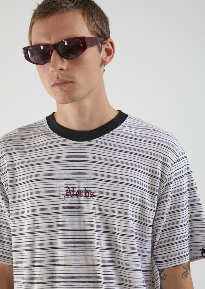 Afends White Hemp Retro Fit Tee M204100