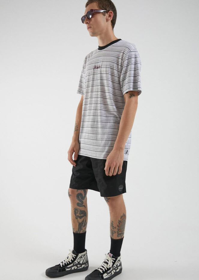 Afends White Hemp Retro Fit Tee M204100