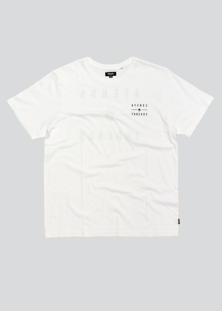 Afends White Standard Fit Tee - M183010