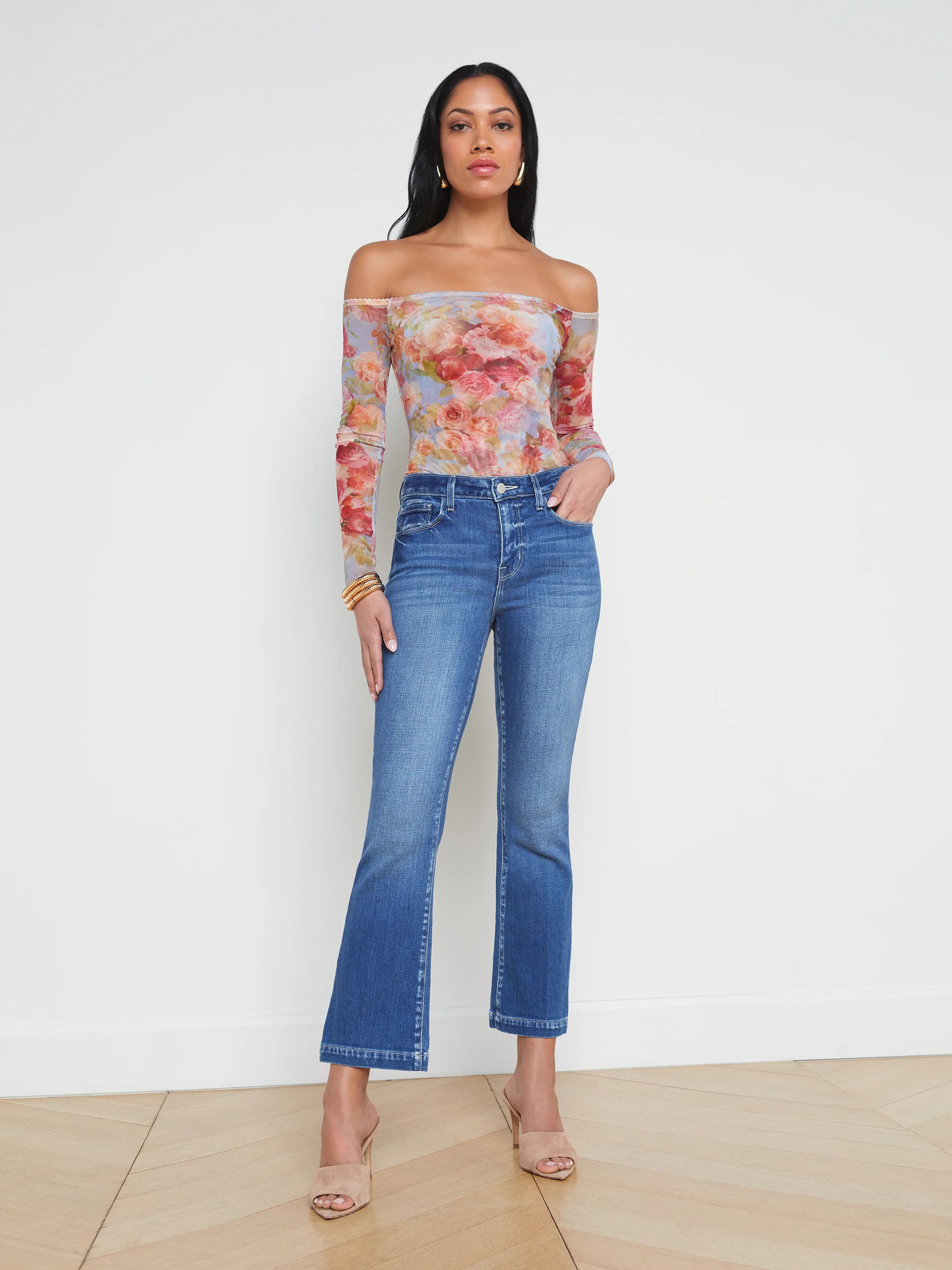 Agency - Ali Skinny Flare Jean - Maywood.