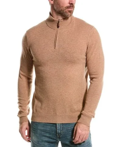 Alashan Cashmere Quarter Zip Mock Sweater