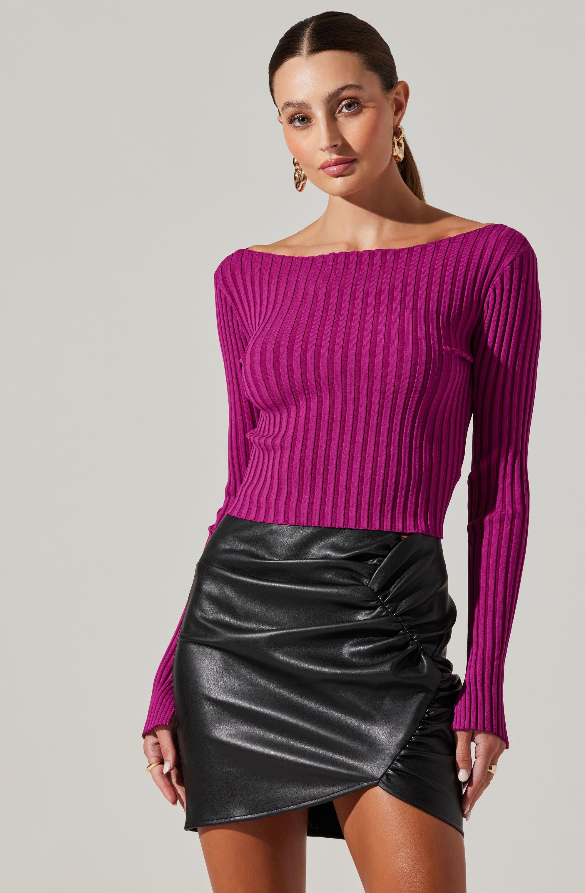 Alessandra Ribbed Knit Sweater - Shop Now