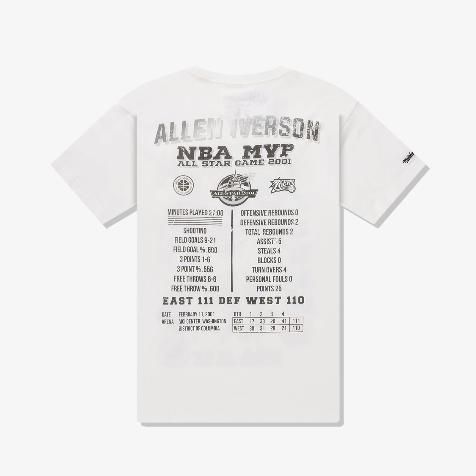 Allen Iverson MVP Player T-Shirt 2001 - White