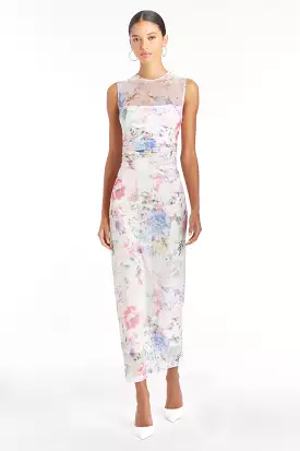 Amanda Uprichard Lyle Midi Dress - Sleeveless in Lorelei