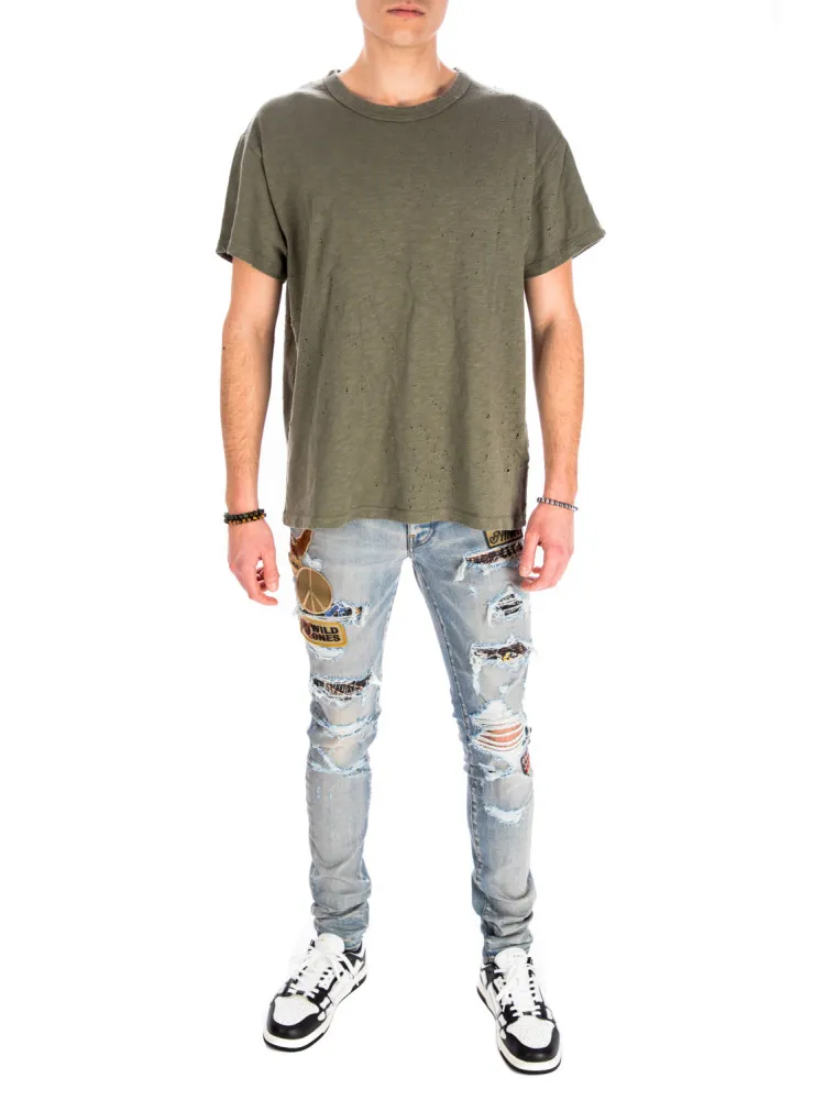 Credomen Amiri Biker Patch Jeans