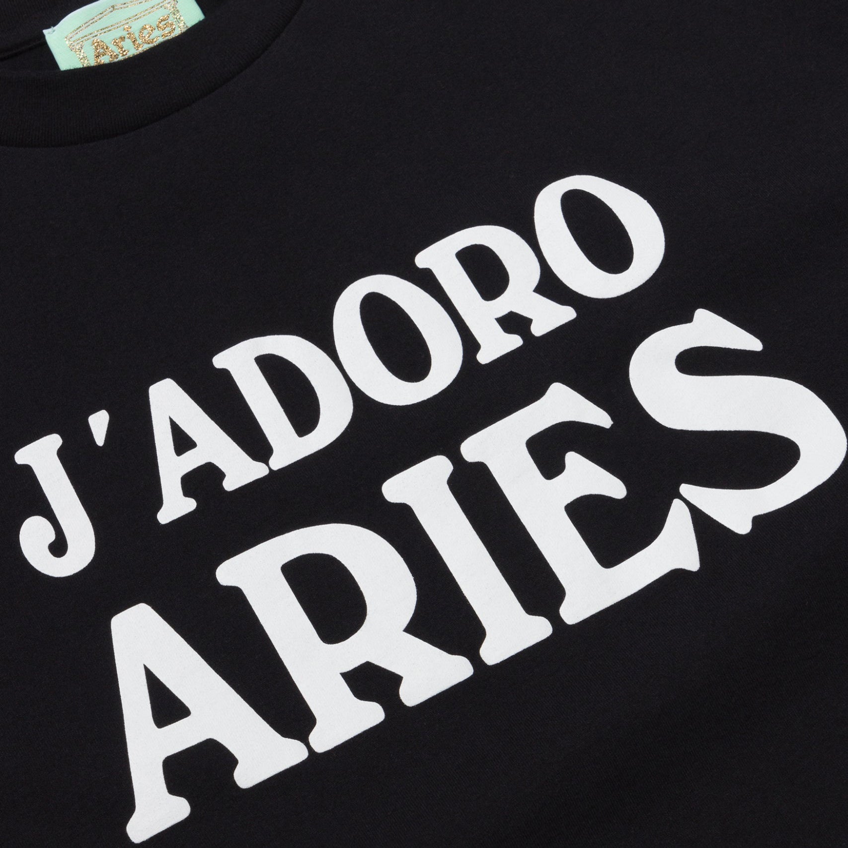 Aries black short sleeve tee - top pick for fashion-forward individuals.