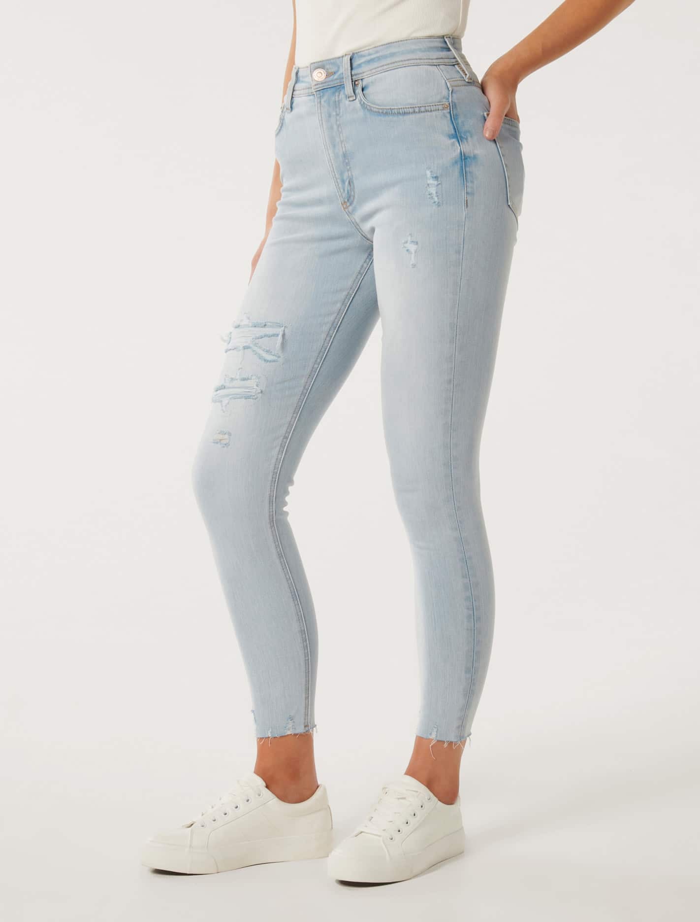 Ashley Ankle Skinny Jeans Mid-Rise