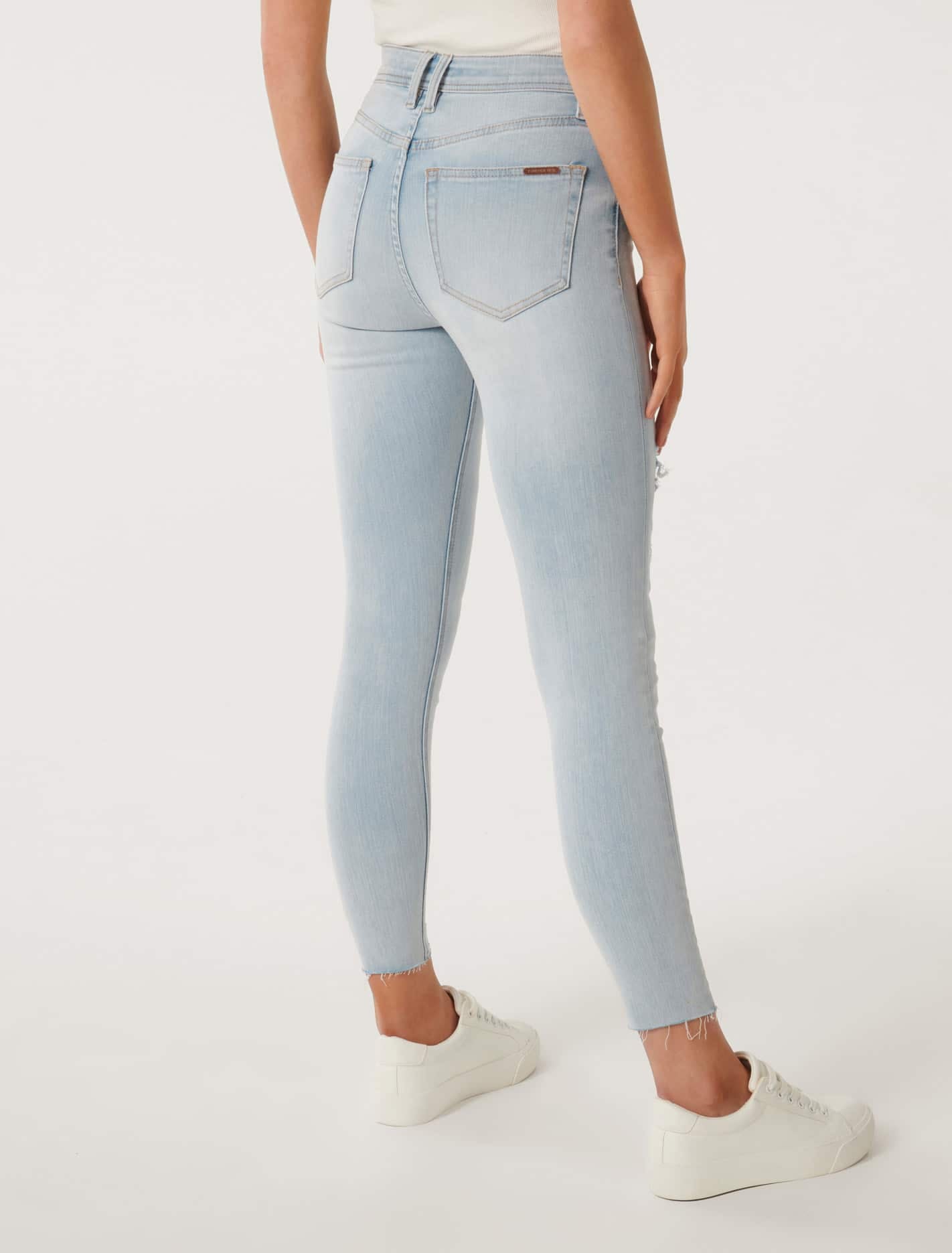 Ashley Ankle Skinny Jeans Mid-Rise