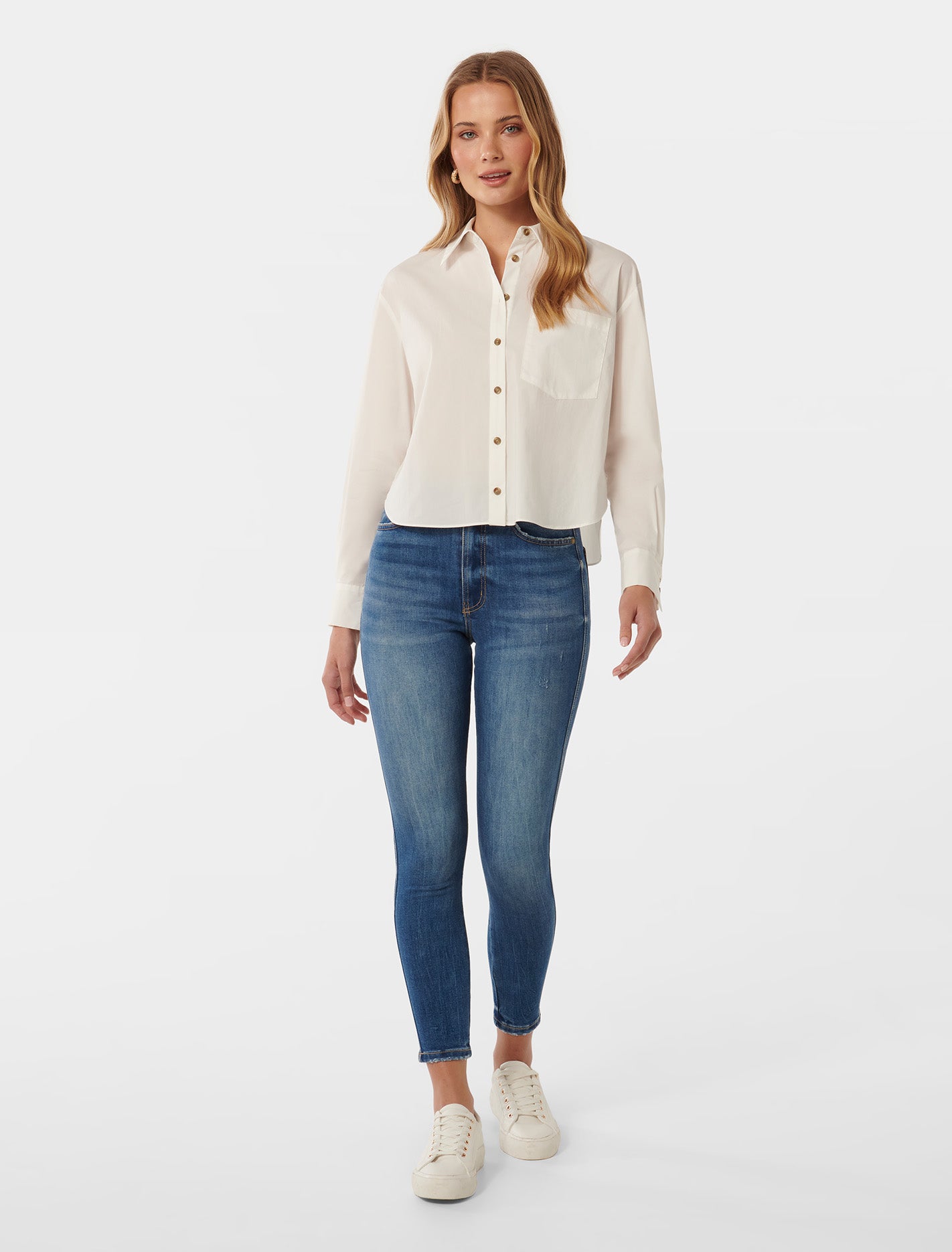 Ashley Mid-Rise Ankle Skinny Denim Jeans