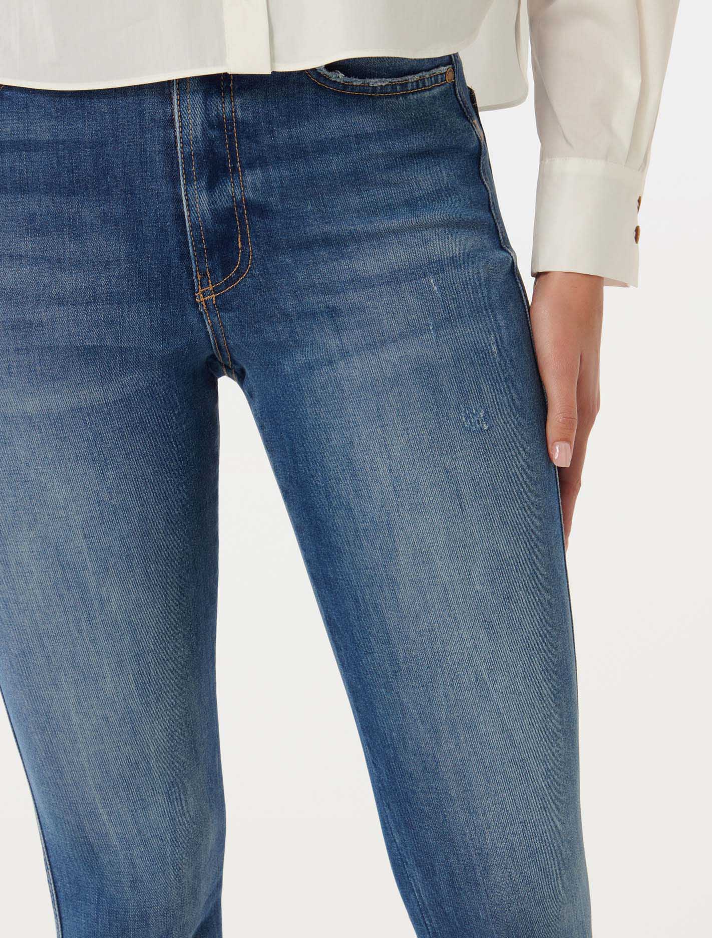 Ashley Mid-Rise Ankle Skinny Denim Jeans