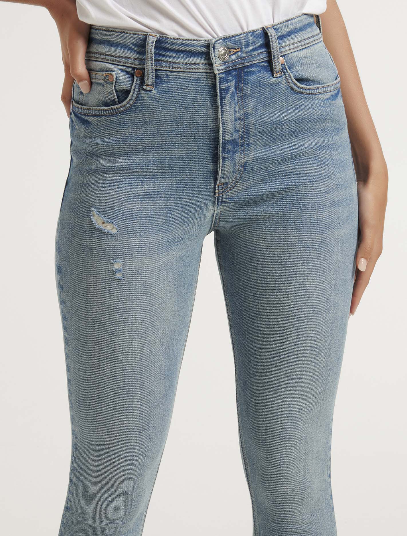 Ashley Mid-Rise Ankle Skinny Jeans