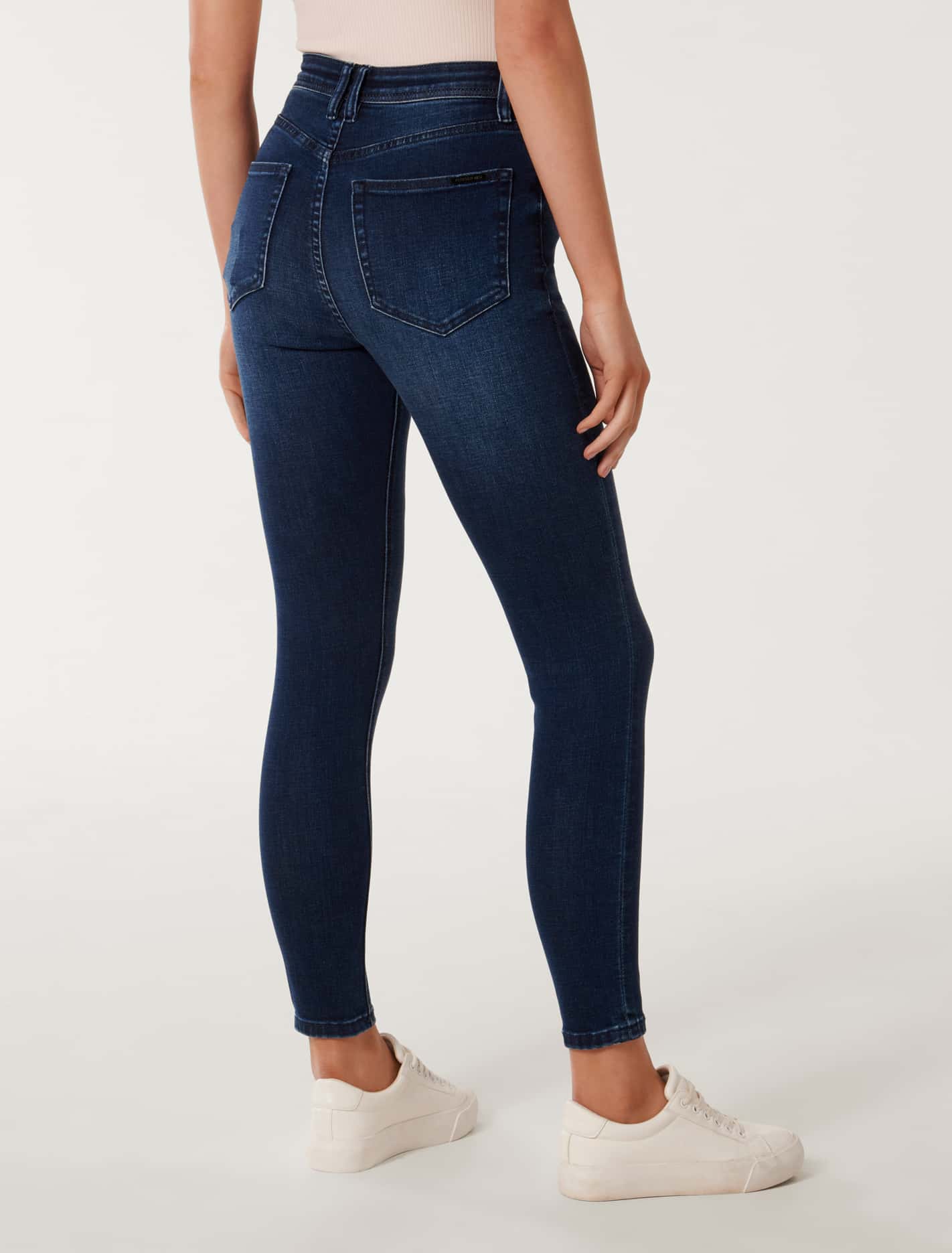 Ashley Mid-Rise Skinny Ankle Jeans