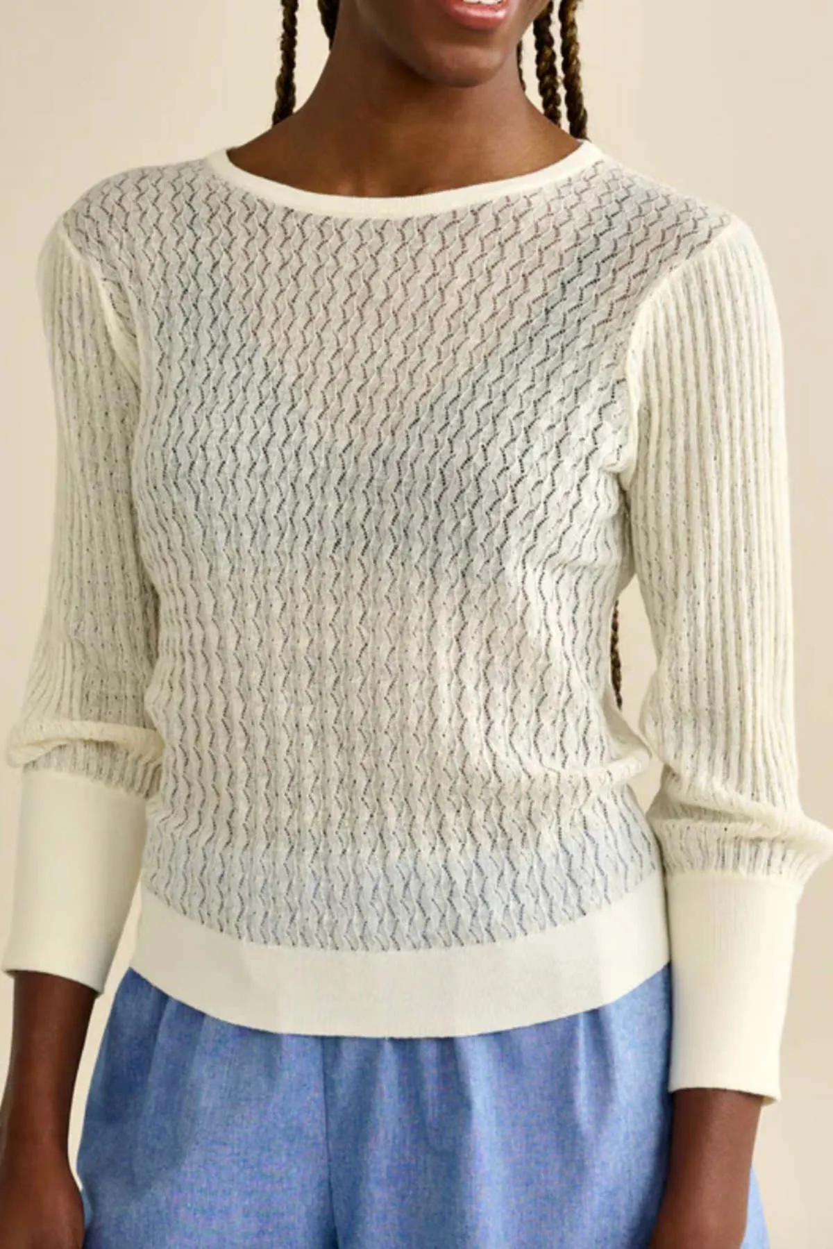 Natural Aspic Sweater