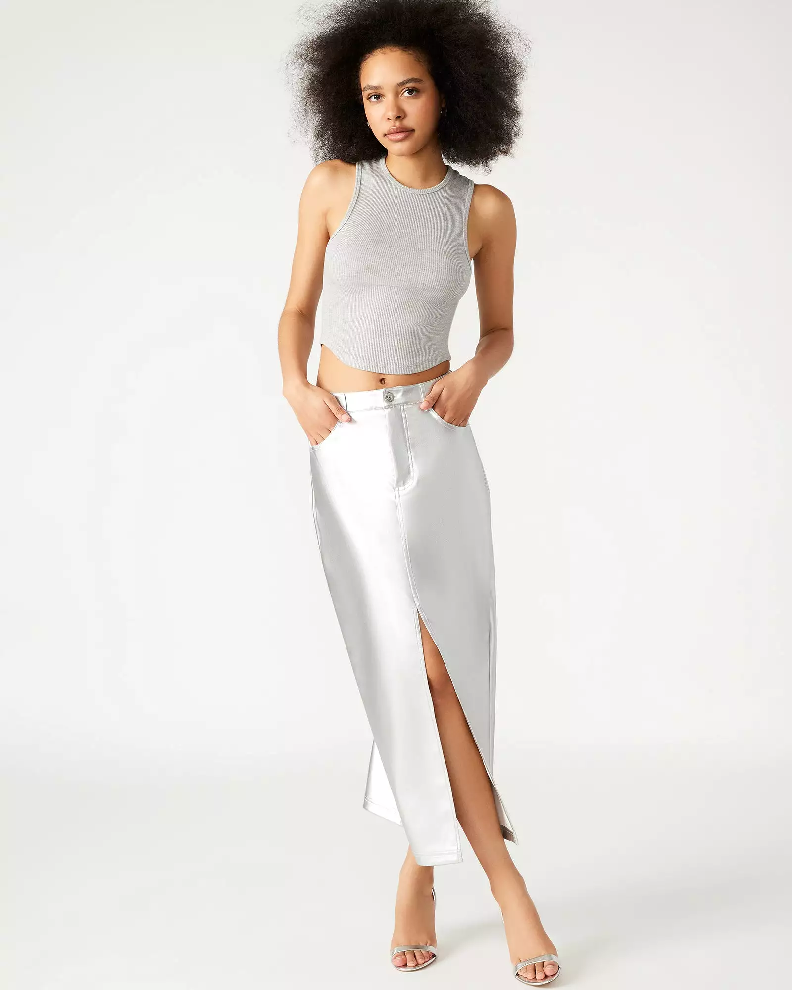 Avani Silver Skirt