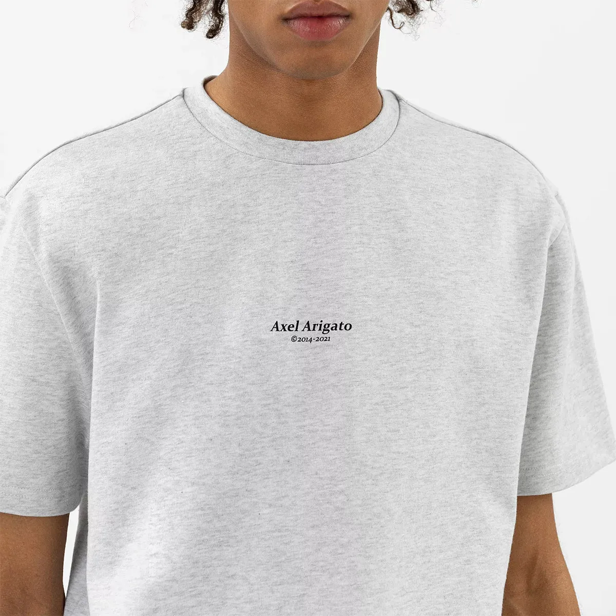 Axel Arigato - Grey Melange Focus Logo T-Shirt