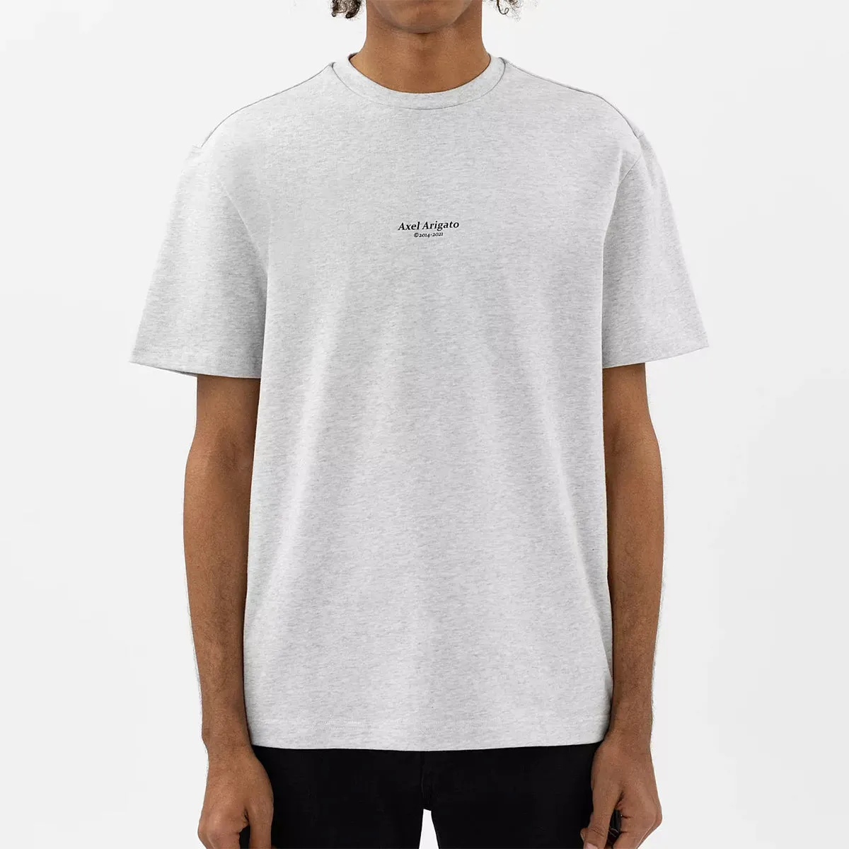 Axel Arigato - Grey Melange Focus Logo T-Shirt