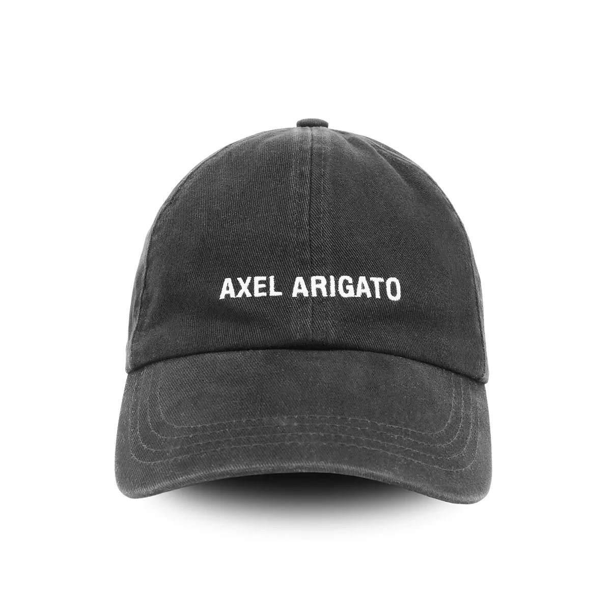 Axel Arigato - Washed Black Logo Cap.