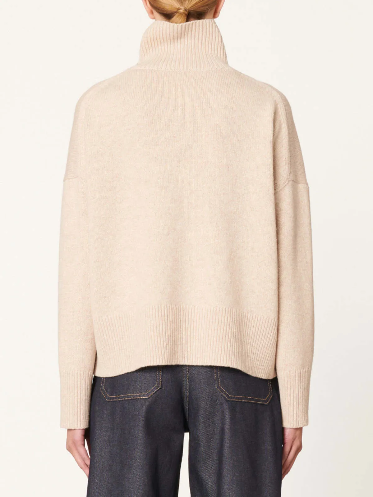 Ballet-inspired Sweater in Off-White