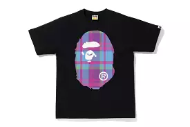 BAPE Big Ape Head Tee Black/Purple