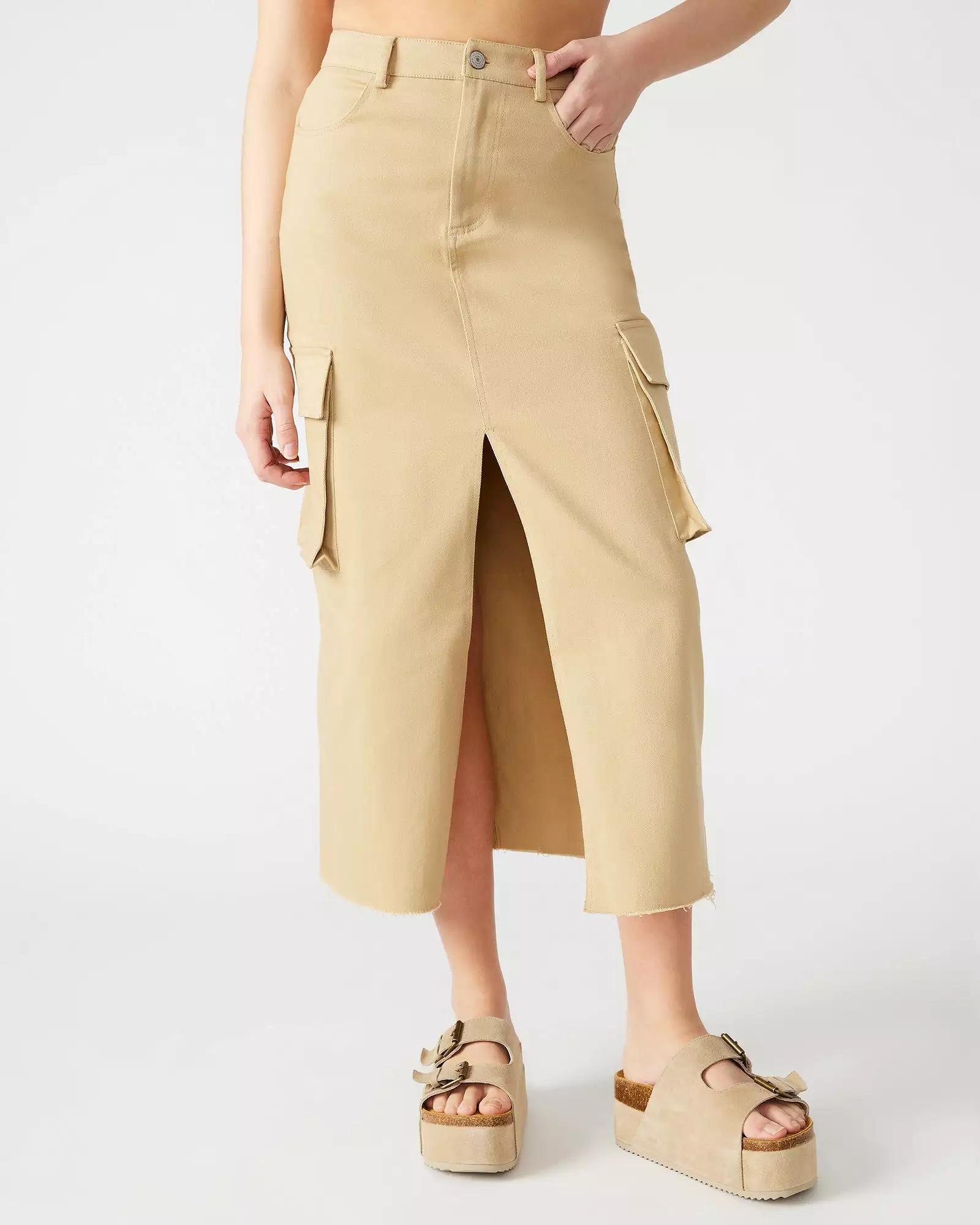 Benson Taupe Skirt