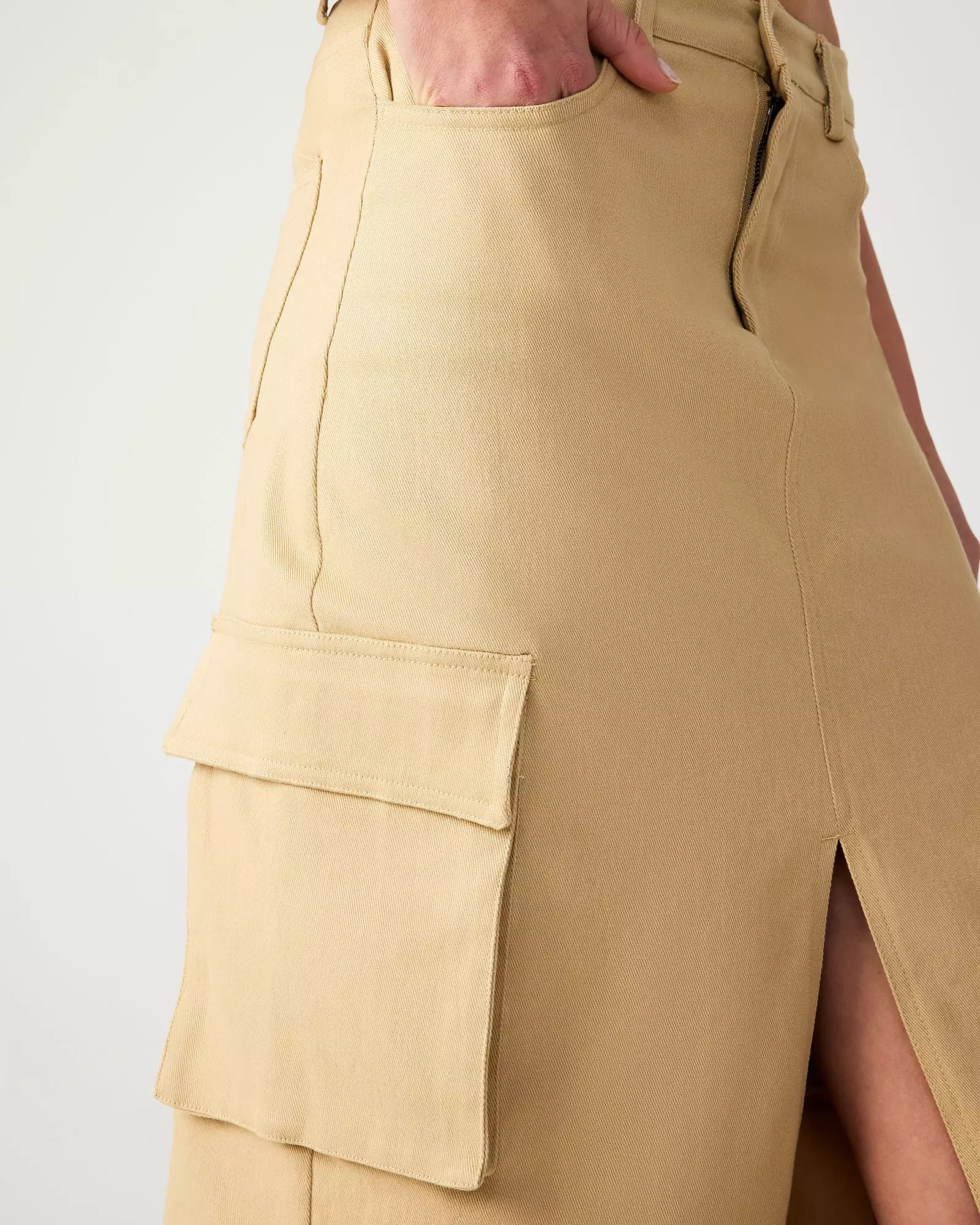 Benson Taupe Skirt