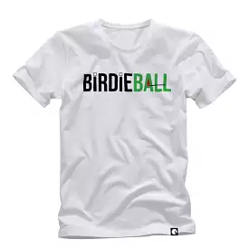 BirdieBall Unisex White T-Shirt PG