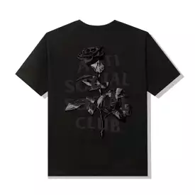 Black Anti Social Social Club Hell O Rose Tee