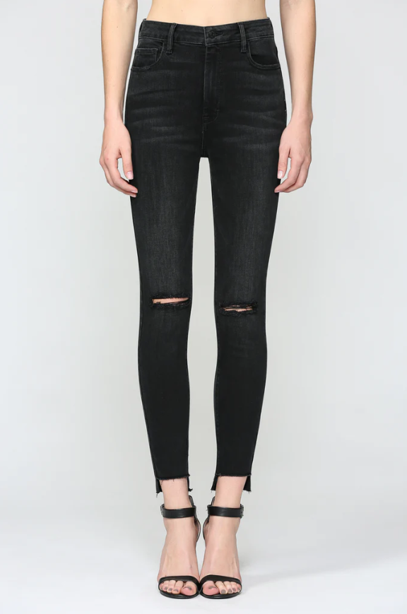 Black denim jeans by Taylor