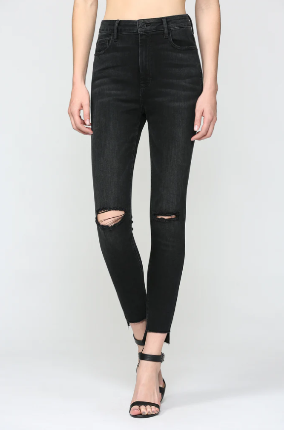 Black denim jeans by Taylor