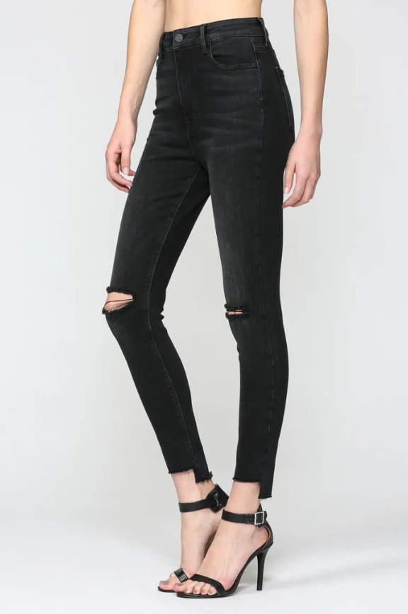 Black denim jeans by Taylor