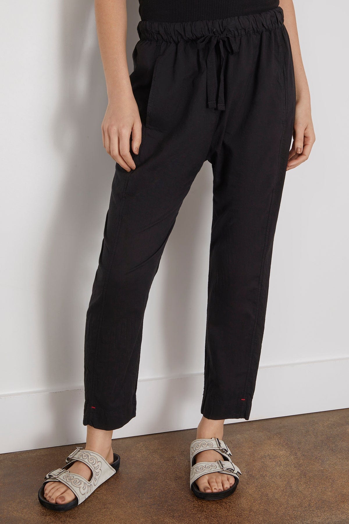 Black Draper Pant