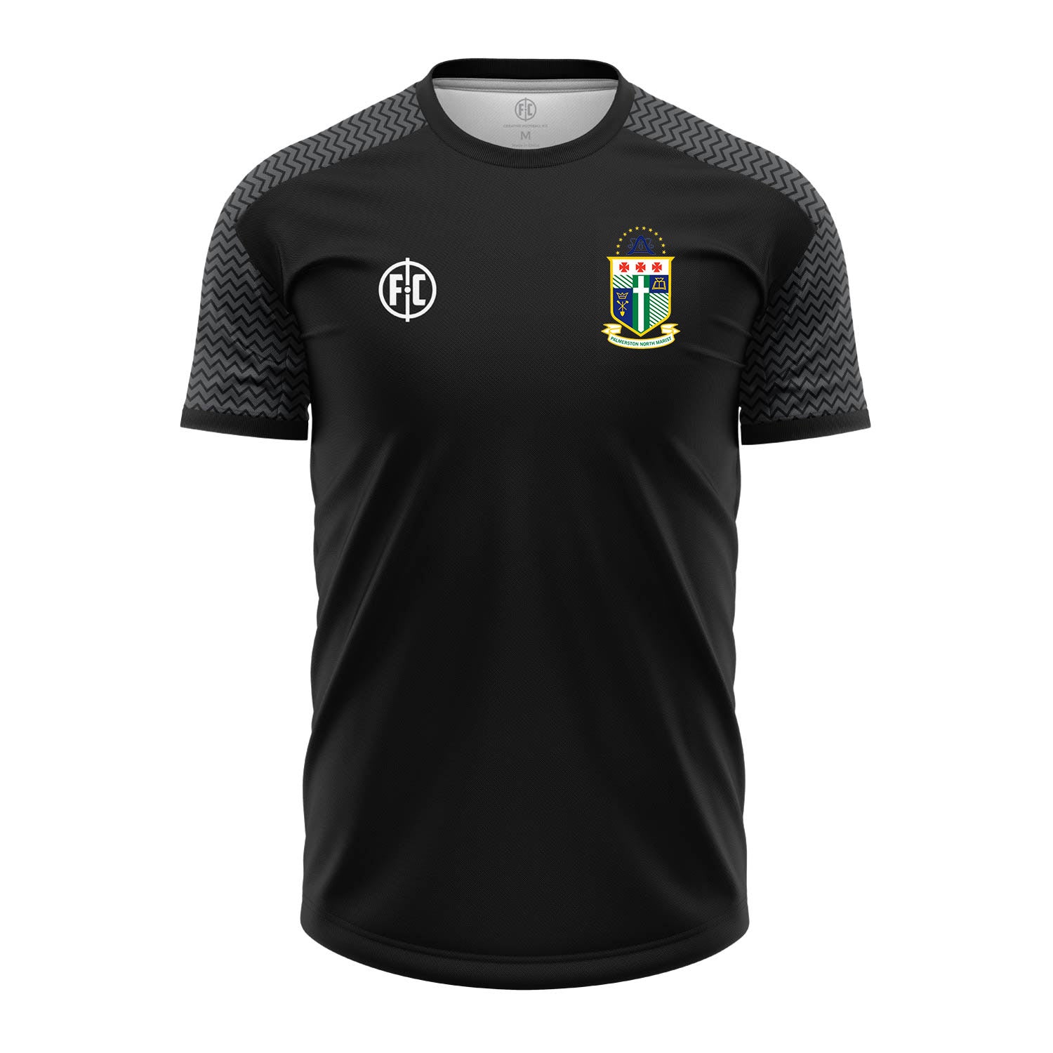 Black Junior Club Pace Tee - Palmerston North Marist