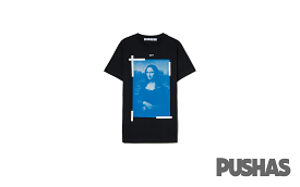 Black Off-White Mona Lisa Slim Fit Tee