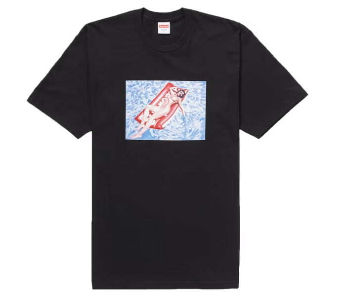 Black Supreme Float Tee