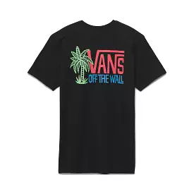 Black Vans Palm Lines Short Sleeve Tee