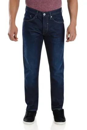 Dark Carver Blue Blend Regular Fit Low Waist Jeans