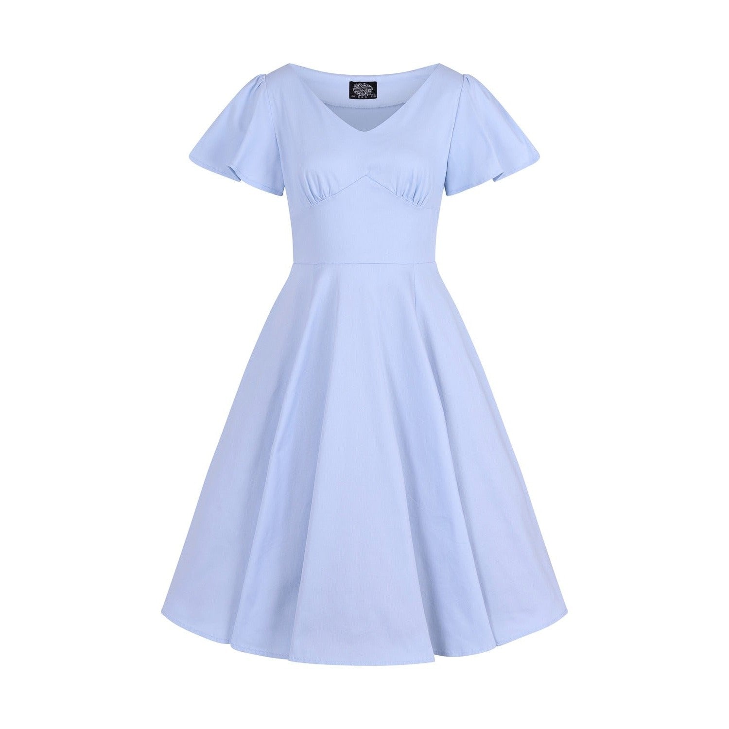 Blue Rockabilly Swing Dress.