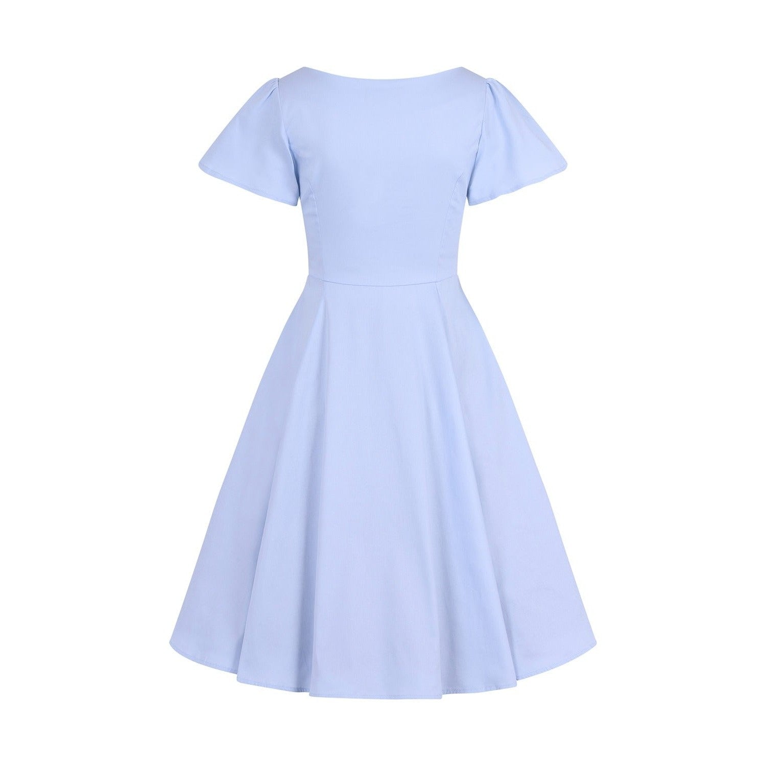 Blue Rockabilly Swing Dress.