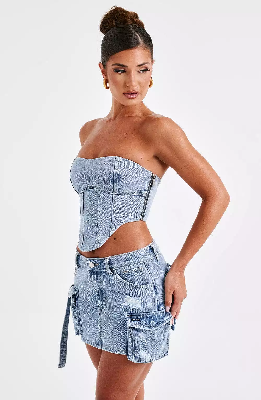 Blue Wash Billie Mini Skirt