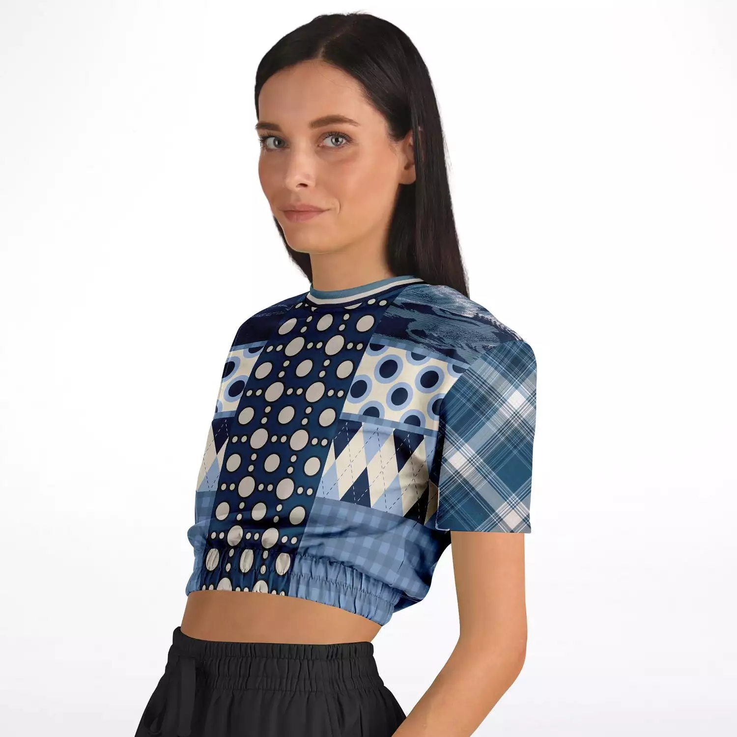 Blueberry Hill Crop Sweater